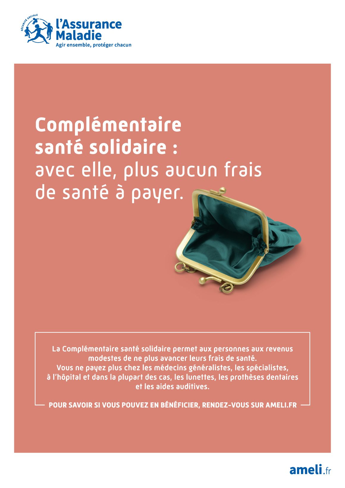 Affiche complémentaire santé solidaire