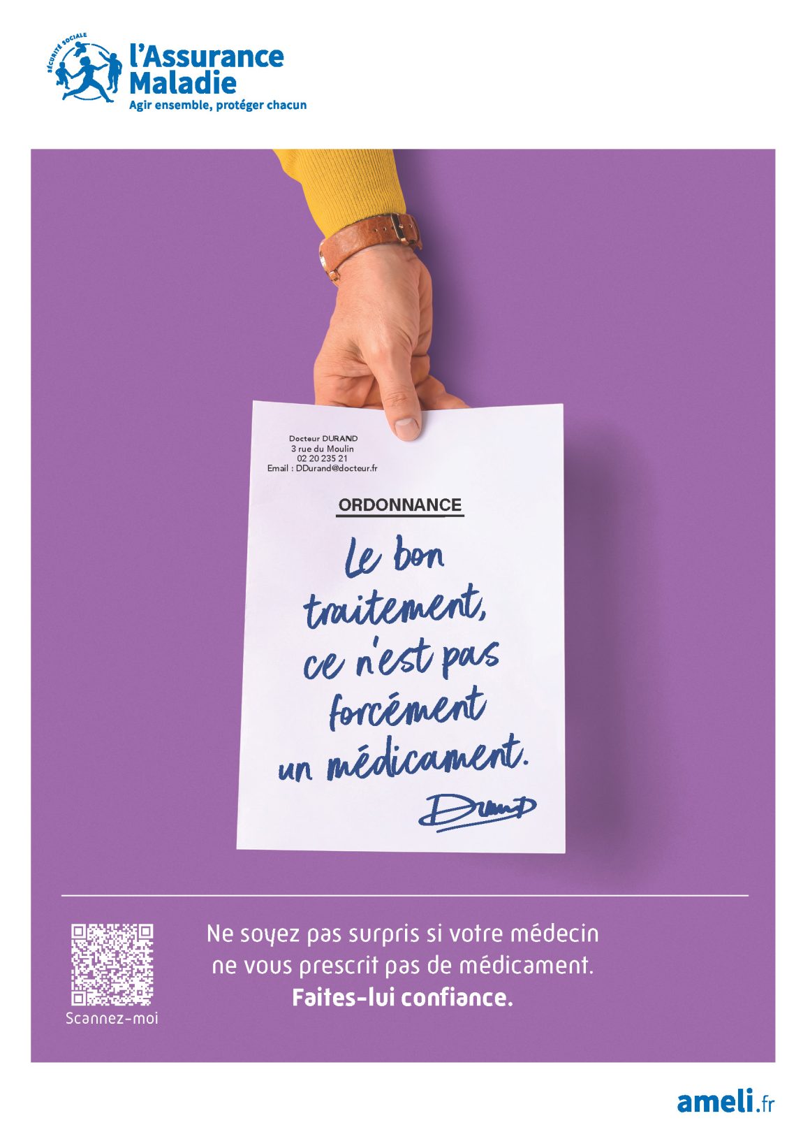 Affiche bon usage du médicament