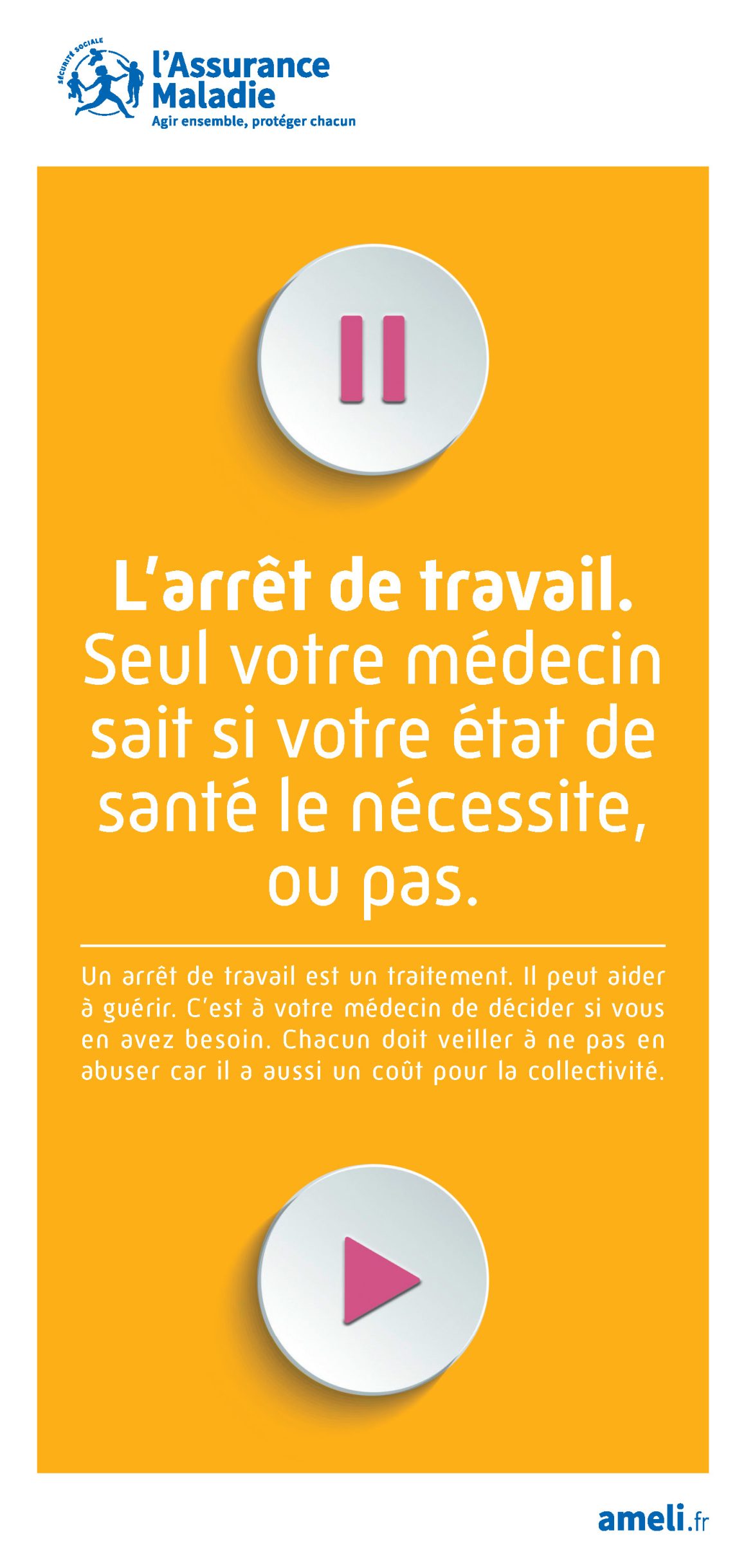 Flyer arrêt de travail